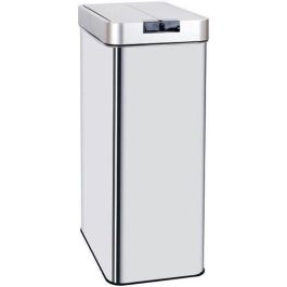 KITCHEN MOVE Papelera automática SILVERLAKE - 70L - Acero inoxidable con fleje KITCHEN MOVE Papelera automática SILVERLAKE - 70L - Acero inoxidable con fleje