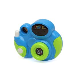 KioKids Juguete Cámara de Fotos para Bebés, con Sonidos Reales, Luces y Melodías, Estimula los Sentidos, +18 Meses, Azul, Pilas Incluidas