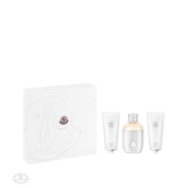 Moncler Estuche Moncler Pour Femme Eau de Parfum 3 pz para Mujer – Floral Amaderado Almizcle – 100ml EDP, Gel y Crema