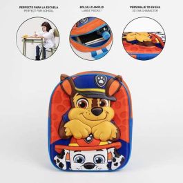 Mochila infantil 3D aplicaciones paw patrol 22.0 x 27.0 x 1.0 cm