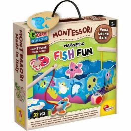 Magnetic Fish Fun - juego de aprendizaje de madera - basado en el método Montessori - LISCIANI