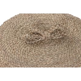 DKD Home Decor Cesta Boho Decorativa de Seagrass Natural Hecho a Mano, Set de 2 Cestas, 38 cm Ancho x 46 cm Alto x 38 cm Largo