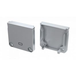 Tapón Final Perfil Tipo DILEDA Aluminio Plata