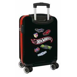 Hot Wheels Trolley Cabina 20" Rígida 34,5x55x20 cm para Niños +3 Años Maleta de Viaje Ruedas Asa Extensible