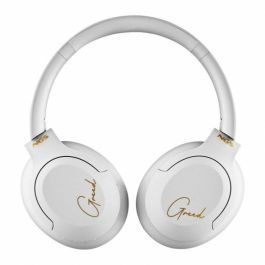 NGS ARTICAGREEDWHITE Auriculares Diadema Inalámbricos Bluetooth 5.1 con Micrófono, Plegables, Batería 40h, USB-C, Blancos