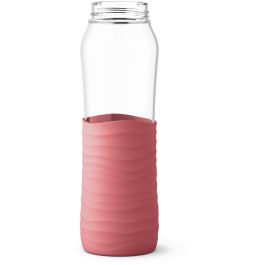 Emsa Botella de Cristal Drink2Go 0.7 Litros Rojo Coral