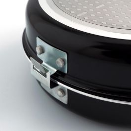 Quid Gastro Fun Sartén Doble de Aluminio Estampado 28 cm Apta Inducción