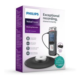 Philips DVT8115 VoiceTracer - Grabadora de Voz Digital, 50-20000 Hz, Negro/Gris, USB, Windows/macOS/Linux