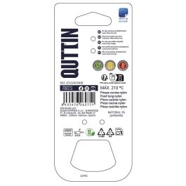 Quttin Pinzas de Cocina 28 cm de Nylon, Color Negro (24 Unidades)