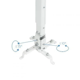 Tooq Soporte Proyector Techo PJ2012T-W Blanco, Carga Máxima 20 kg, Distancia Techo 130-650mm