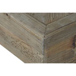 Mesa de Centro Home ESPRIT Marrón Madera de pino 100 x 100 x 36 cm