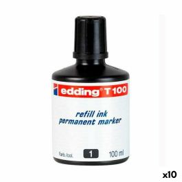 Tinta de recarga Edding T100 Permanente 100 ml (10 Unidades) Tinta de recarga Edding T100 Permanente 100 ml (10 Unidades)