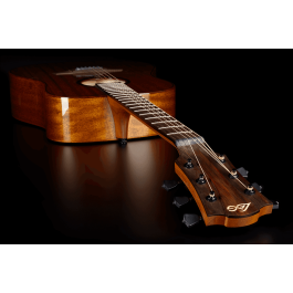 LAG Guitarra Acústica Dreadnought Tramontane 98 - Tapa Maciza de Caoba, Fondo y Laterales de Caoba