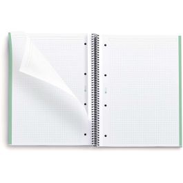 Miquelrius Cuaderno NB-1 6091 A4 80 Hojas Cuadriculado 5mm, 100% Reciclado, Certificado Blue Angel y UE Ecolabel