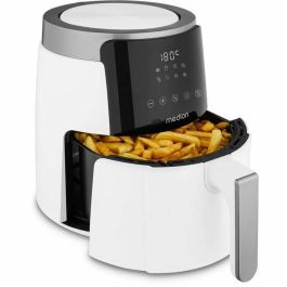 Medion MD13030 Freidora de Aire Caliente Digital Airfryer 1500W 4.7L Temporizador 60 Minutos Hasta 200°C Blanco