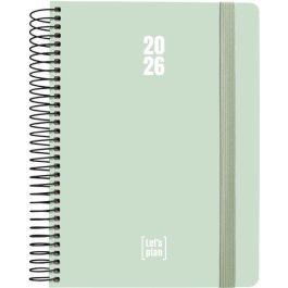 Agenda Anual (2026) Grafoplas Colors Espiral Tapa Extradura Con Goma A5 210X150 D/P Verde Claro Precio: 12.79000008. SKU: B1CCBTP9TX