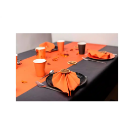 Pronappe Mantel Spunbond Polipropileno Repelente Al Agua Reciclable 100% Negro Rollo 1,20m