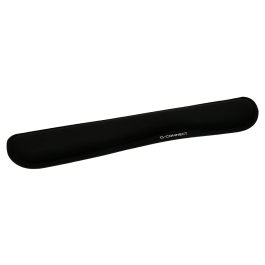 Q-connect Reposamuñecas Memory Foam para Teclado Color Negro 460x85x25 mm