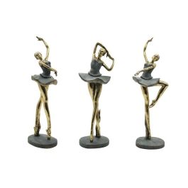 Figura Glam DKD Home Decor Dorado Gris 10 x 43 x 15 cm (3 Unidades) Precio: 61.49999966. SKU: B13FTDWCHW