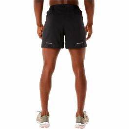 Pantalones Cortos Deportivos para Hombre Asics Road 5IN Negro