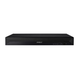 Hanwha Grabador de Red NVR Wisenet Q 16 Canales PoE 8MP con Disco Duro 2TB Incluido