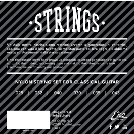 Juego Clásica Nylon Tensión Normal 28-43