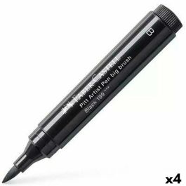 Rotuladores Faber-Castell Pitt Artist Pincel Negro (4 Piezas) Precio: 14.49999991. SKU: S8421991