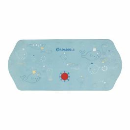Badabulle Alfombra de Baño Antideslizante XXL 91cm con Indicador de Temperatura Termosensible, 28 Ventosas, Antimoho y Secado Rápido