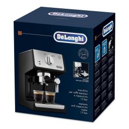Delonghi Cafetera Espresso de Bomba ECP33.21.BK - 15 Bares - Negro / Plata