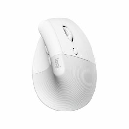 Logitech Ratón Vertical Lift Mac - Diseño Ergonómico, Inalámbrico Bluetooth, Compatible con MacBook, iPadOS, 6 Botones, 4000 ppp