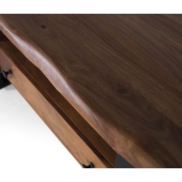 Giner Y Colomer Mueble TV Palisandro Metal 170x55x45 cm Nogal