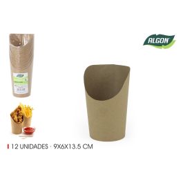 Set de 12 Envases Kraft 9x6x13.5 cm Algon (24 Unidades) Precio: 31.78999967. SKU: B1E3768E26