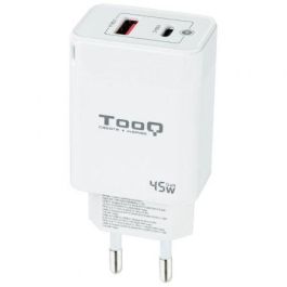 TOOQ TQWC-GANQCPD45WT Cargador USB Pared GaN USB-C/PD + USB-A/QC 45W Blanco Precio: 13.6900005. SKU: S0236064