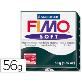 Staedtler Pasta de modelar Fimo Soft 57 gr color Negro Precio: 2.6899994. SKU: B1EAXC7NVV