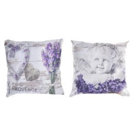 DKD Home Decor Cojín Tradicional de Poliéster Gris Malva 45x45x10 cm, Pack de 4 Unidades Precio: 30.19434. SKU: B1DVRZ9YPY