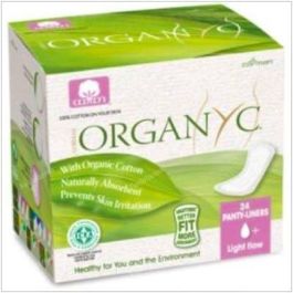 ORGANYC Salvaslip de Bolsillo Algodón Orgánico 100% Hipoalergénico Transpirable, Doblados Individualmente 24 Uds. Precio: 5.50000048. SKU: B1HHSQG7ZT