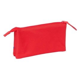 Portatodo Triple Atlético Madrid Rojo 22 x 12 x 3 cm