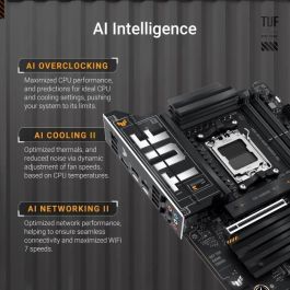 ASUS X870-PLUS WiFi Placa Base Gaming ATX Socket AM5 para AMD Ryzen 7000/8000/9000 Series, DDR5, Wi-Fi 7