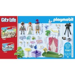 Playmobil 71367 Photocall Boda City Life - Set de juego con cabina de fotos para boda y accesorios
