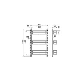 Emuca Kit de bandejas para especiero Titane para mueble de cocina o pared, Acero, Gris antracita