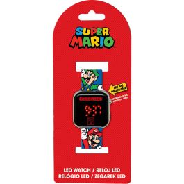 Kids Licensing Reloj GSM4236 Super Mario Digital Led Cierre Hebilla Ajustable +3 Años