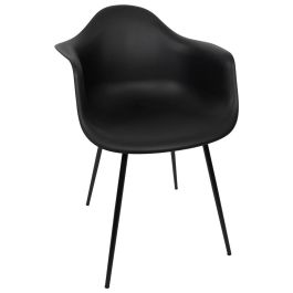 Silla Butaca Gustav Negra Home Deco Factory Precio: 35.88999997. SKU: B1APJJVQQ4