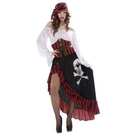 Disfraz bandana pirate pañuelo, vestido, corsé y cinturón talla XXL Disfraz bandana pirate pañuelo, vestido, corsé y cinturón talla XXL