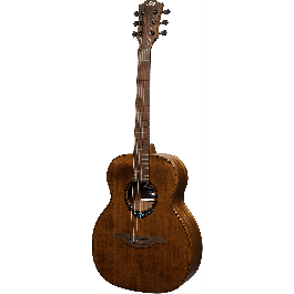 LAG Guitarra Acústica Travel A/E Blue Wave 1 Electroacústica Folk Cedro Rojo Macizo Color Marrón Natural Acabado Satinado