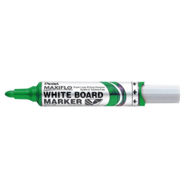 Pentel MWL-5S Marcador para Pizarra Blanca, Verde, Caja de 12 Unidades