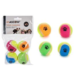 Set 4 Pelotas Pequeñas Mascotas Mascow 12X17CM (24 Unidades) Precio: 37.8900005. SKU: B18A4VSVSL