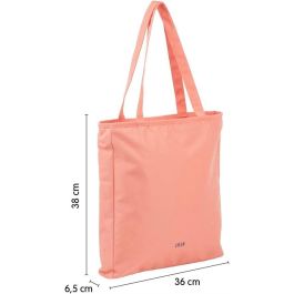 Bolsa Con Asas Milan Tote Bag Dos Cremalleras Serie 1918 Color Rosa 380x360x65 mm