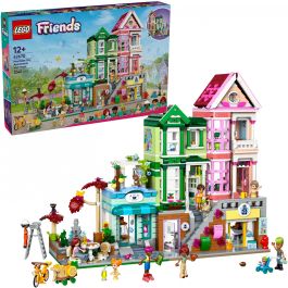 LEGO 42670 Friends Apartamentos y tiendas de Heartlake City Juego creativo para niñas