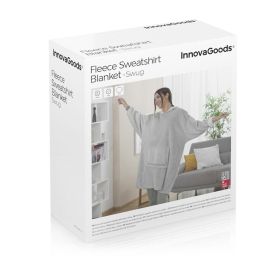 Pack Calentador de Pies Eléctrico 2 en 1 y Batamanta Sudadera Oversized con Forro Polar InnovaGoods