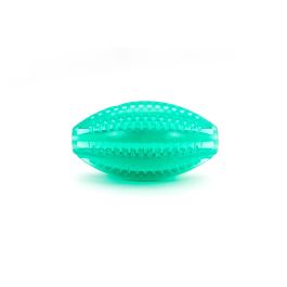 Gloria Pelota Dental Rugby TPR 9 cm para Perro Juguete Mordedor Limpieza